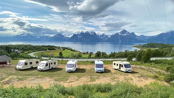 Plass B - Uten strøm – (Plass B1-B5)
